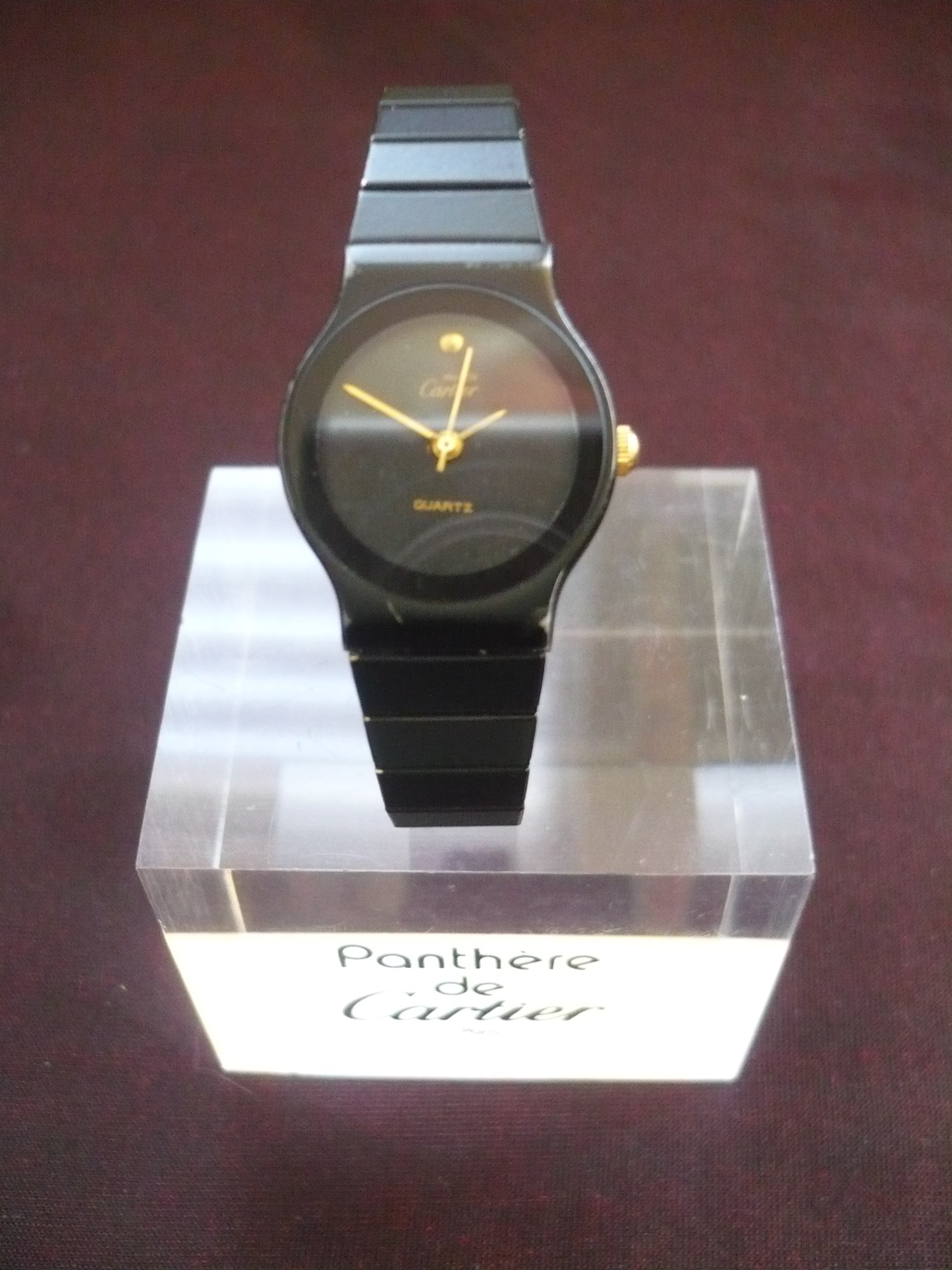 Pathére de Cartier horloge met standaard