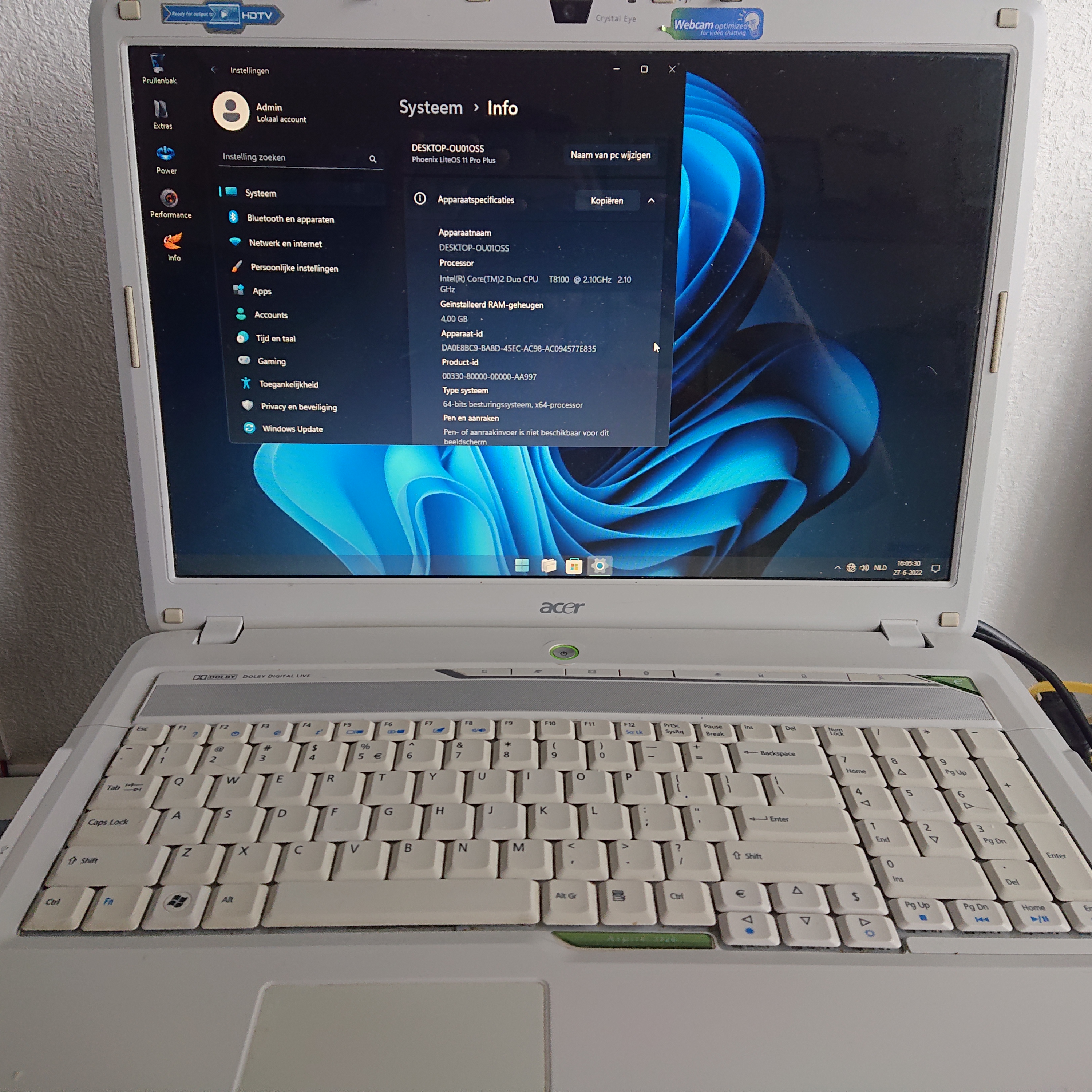 Acer Aspire 7720 laptop